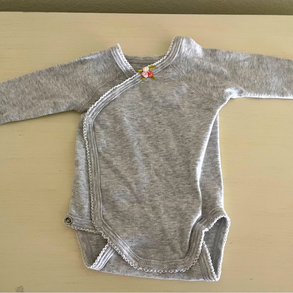 Petit bateau newborn onesie like new